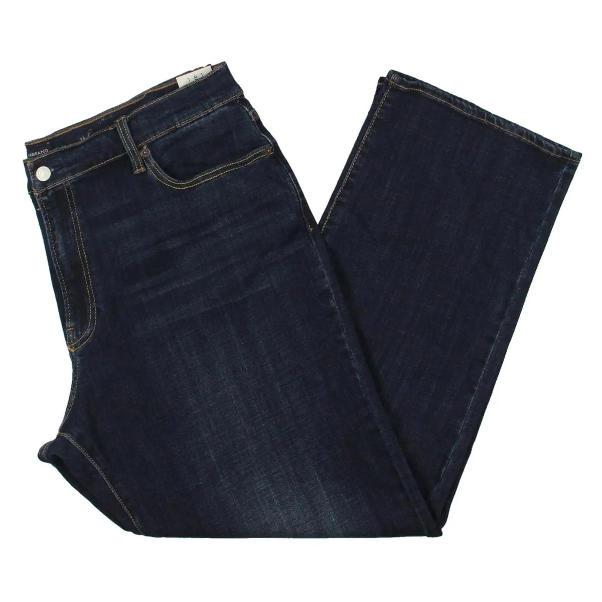 181 Mens Denim Dark Wash Straight Leg Jeans