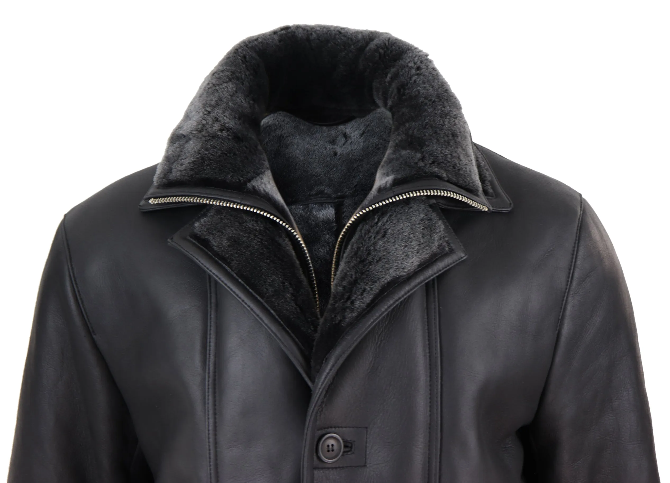 3/4 Long Duffle Jacket Sheepskin