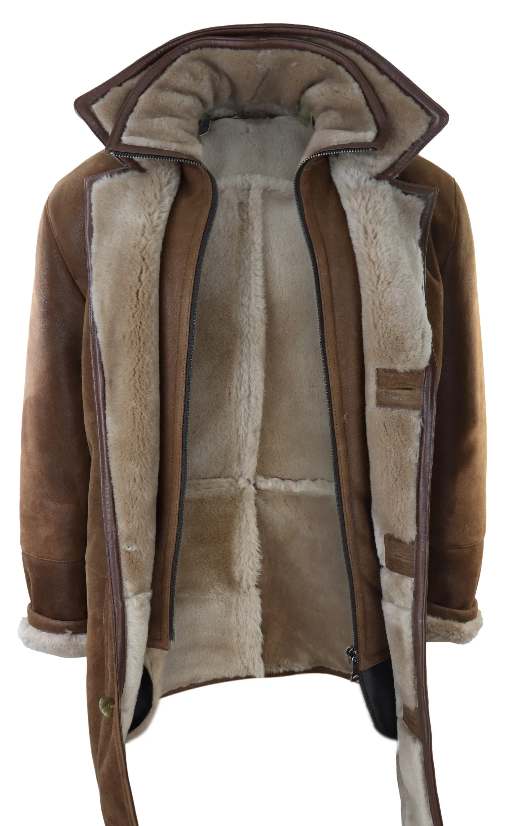 3/4 Long Duffle Jacket Sheepskin
