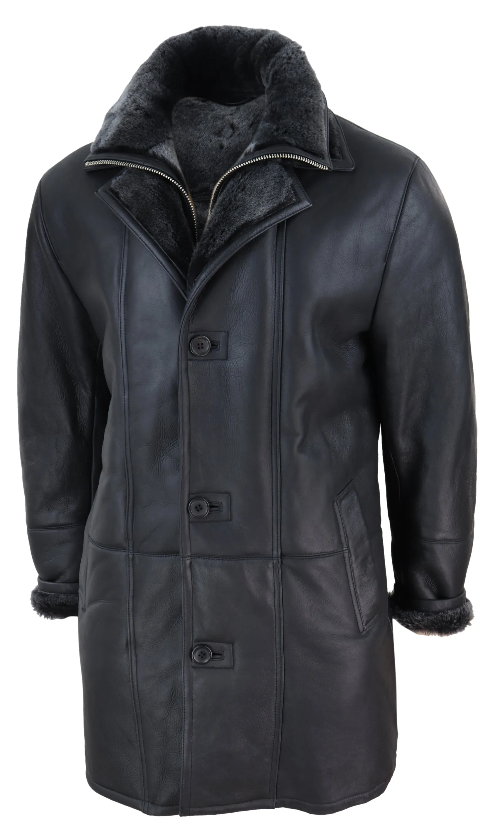 3/4 Long Duffle Jacket Sheepskin