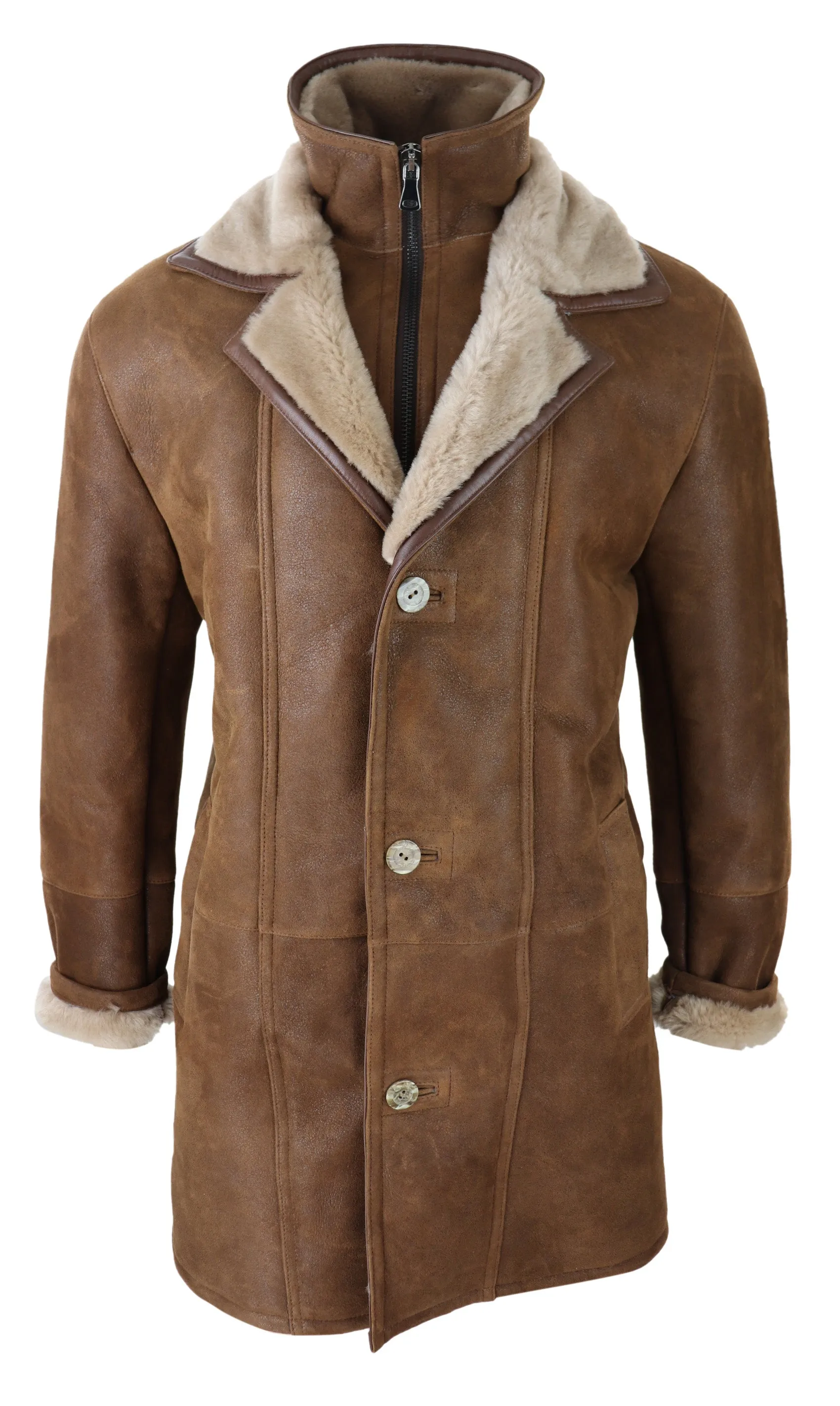3/4 Long Duffle Jacket Sheepskin