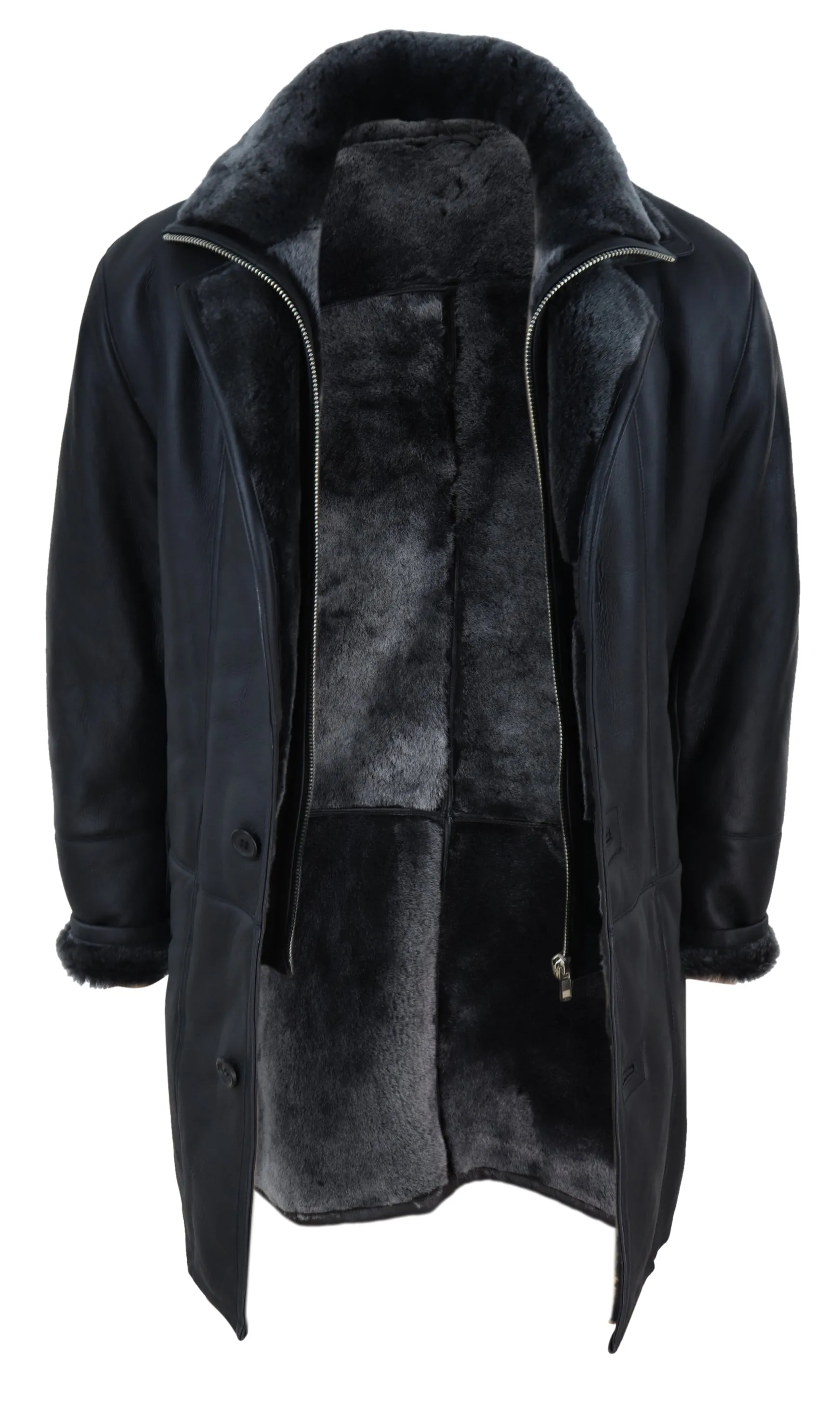3/4 Long Duffle Jacket Sheepskin