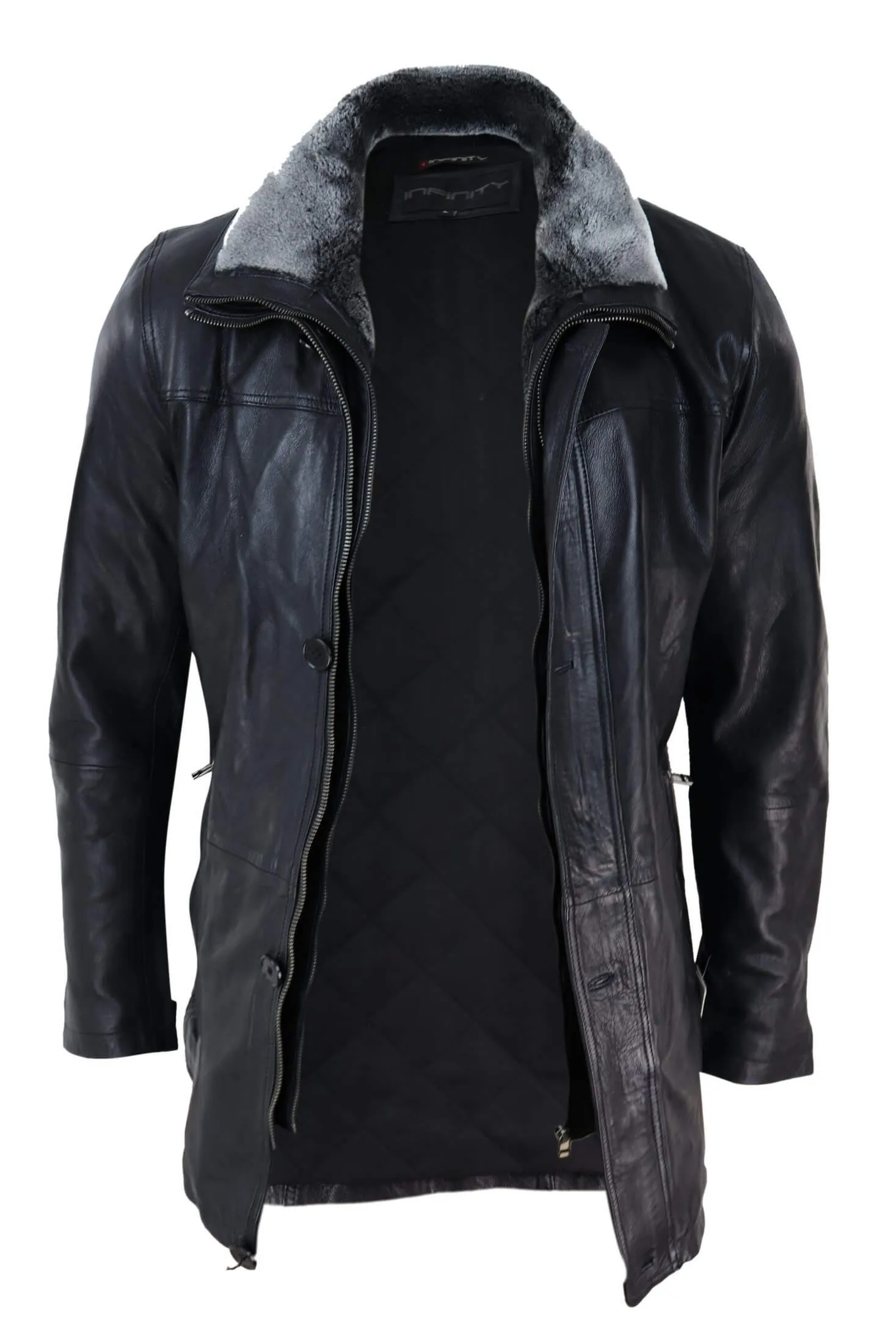 3/4 Long Safari Button Cover Coat