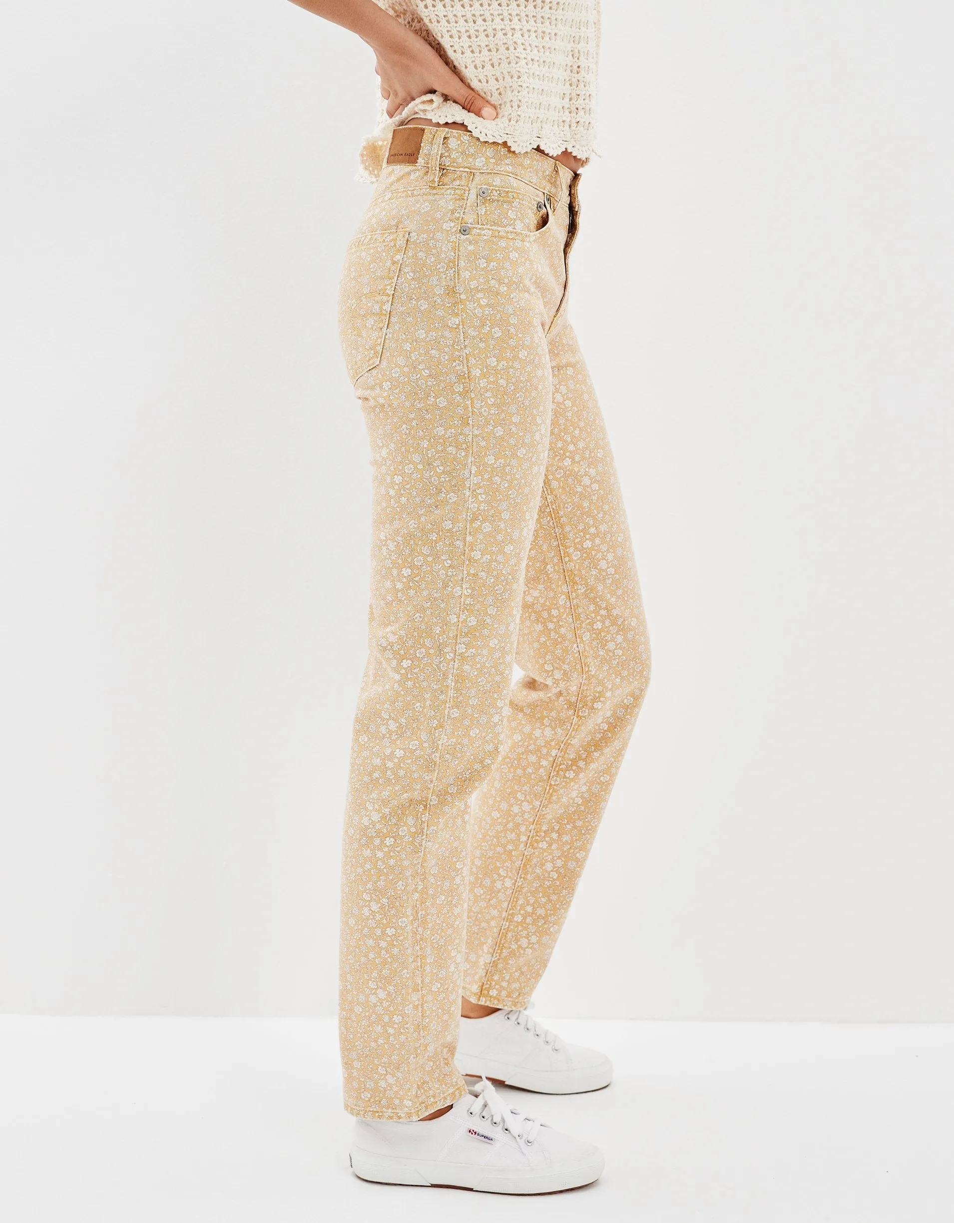 AE Printed '90s Straight Jean
