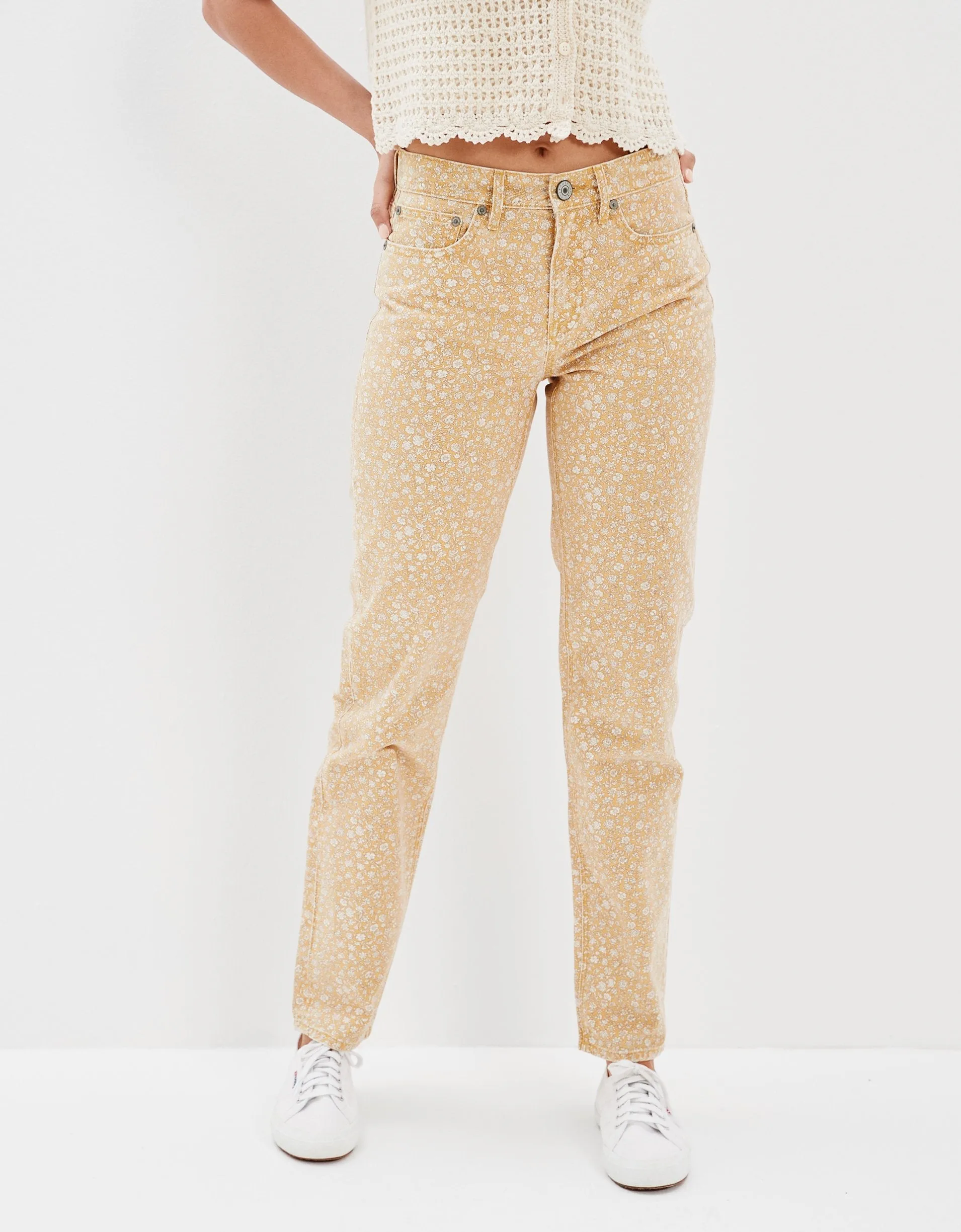 AE Printed '90s Straight Jean