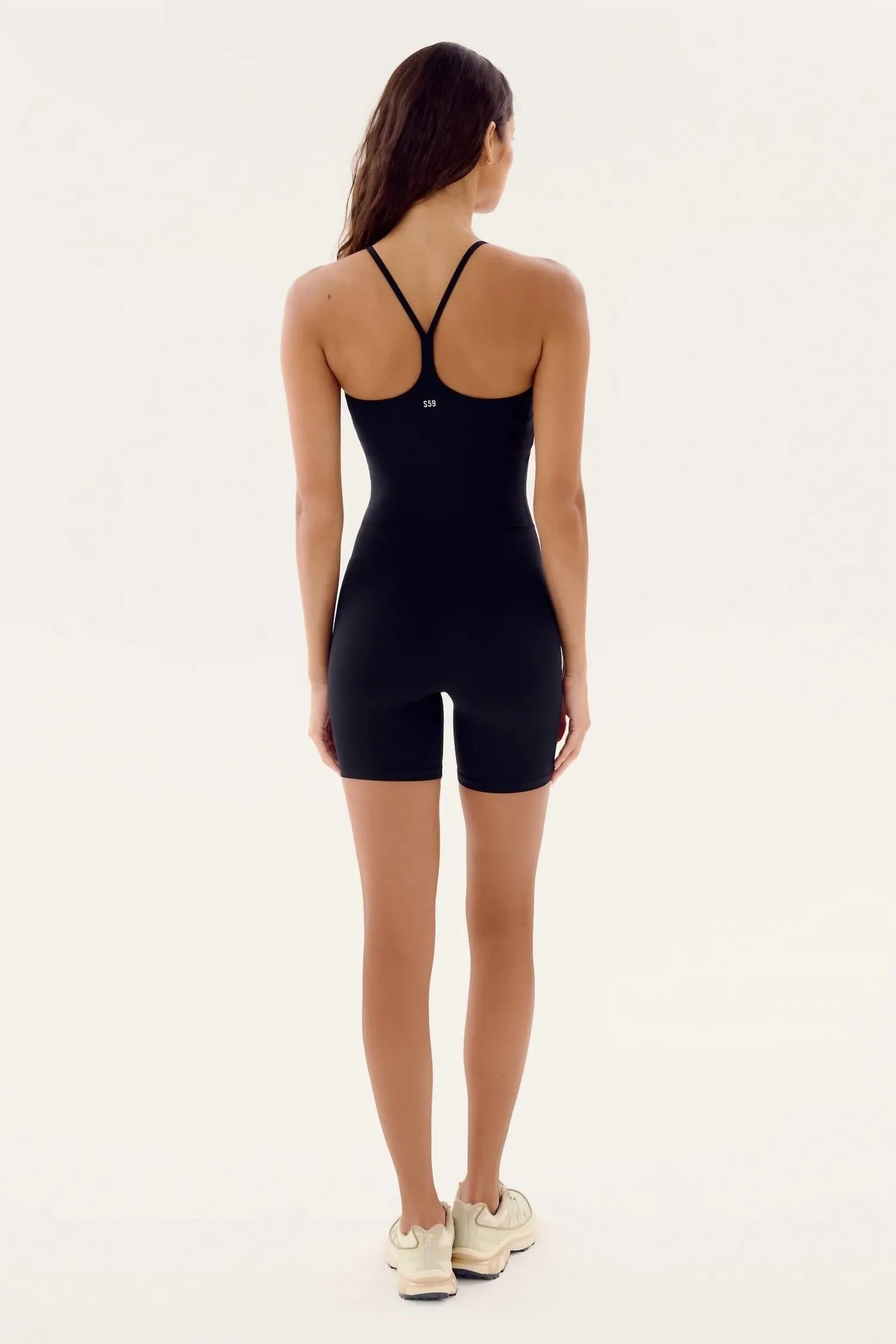 Airweight Short Jumpsuit In Black