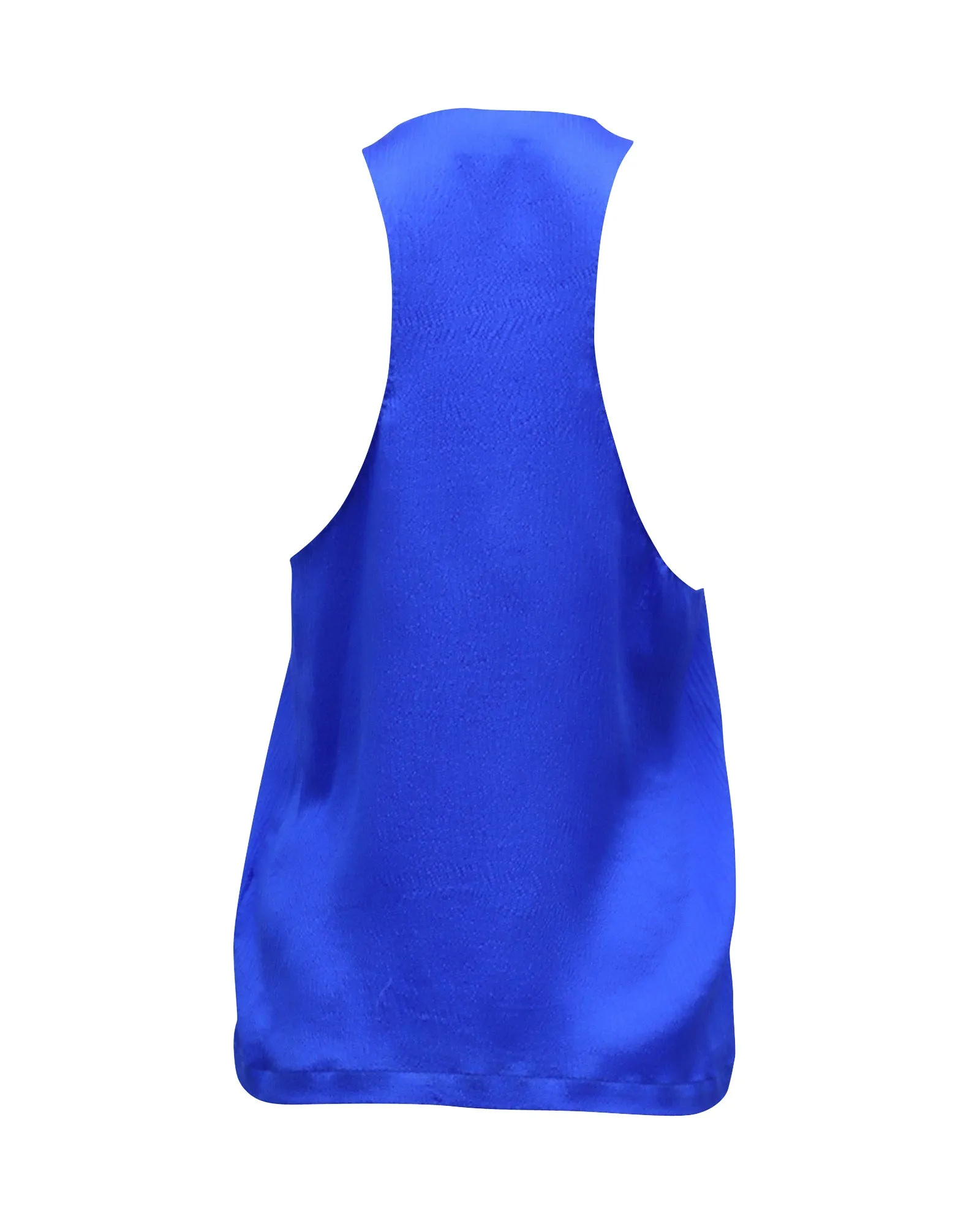 Alexander Wang Tank Top in Blue Silk