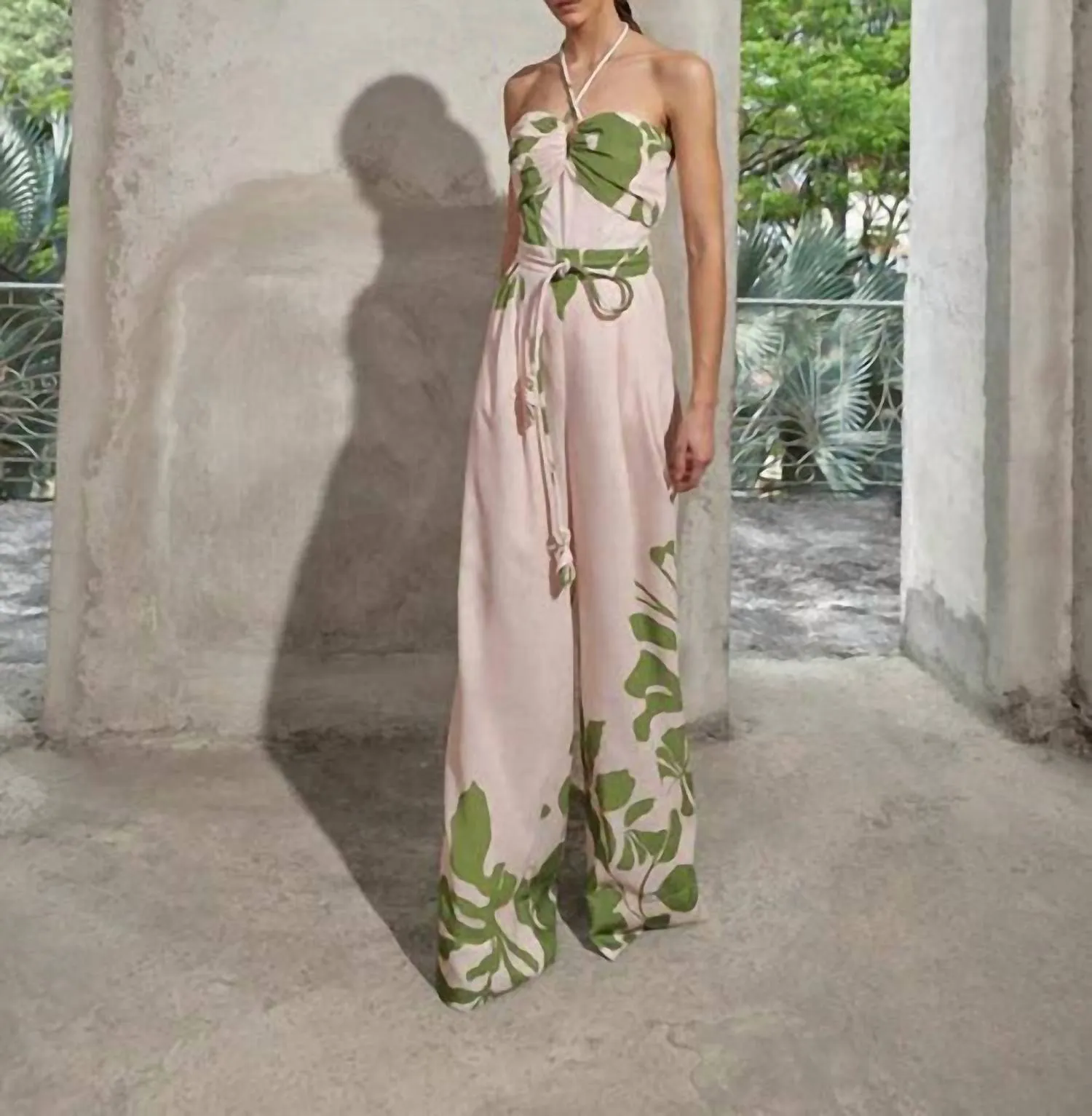 Alma De Mujer Jumpsuit In Ivory