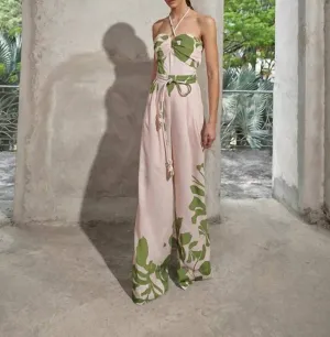 Alma De Mujer Jumpsuit In Ivory