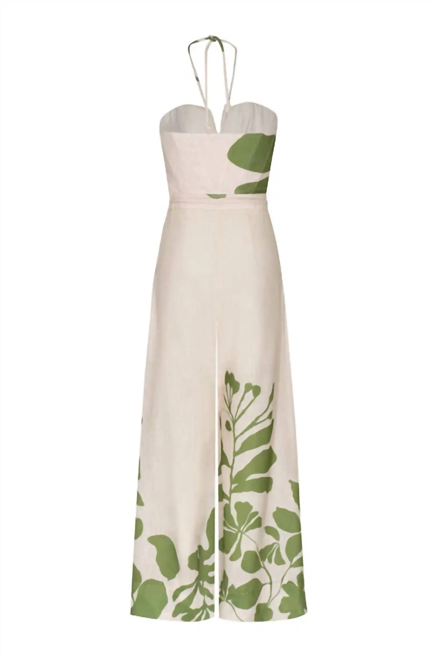 Alma De Mujer Jumpsuit In Ivory