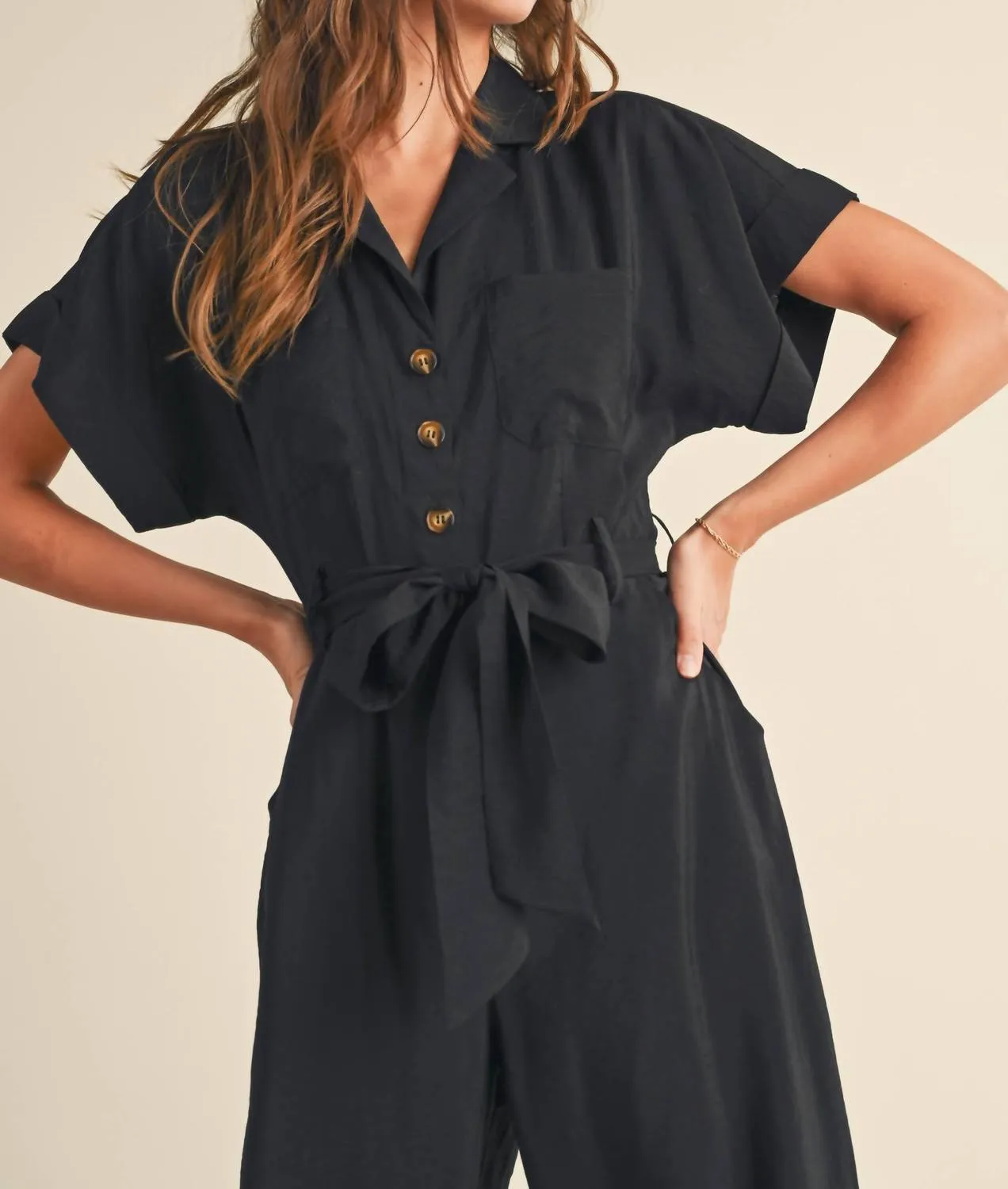 April Jumpsuit In Black