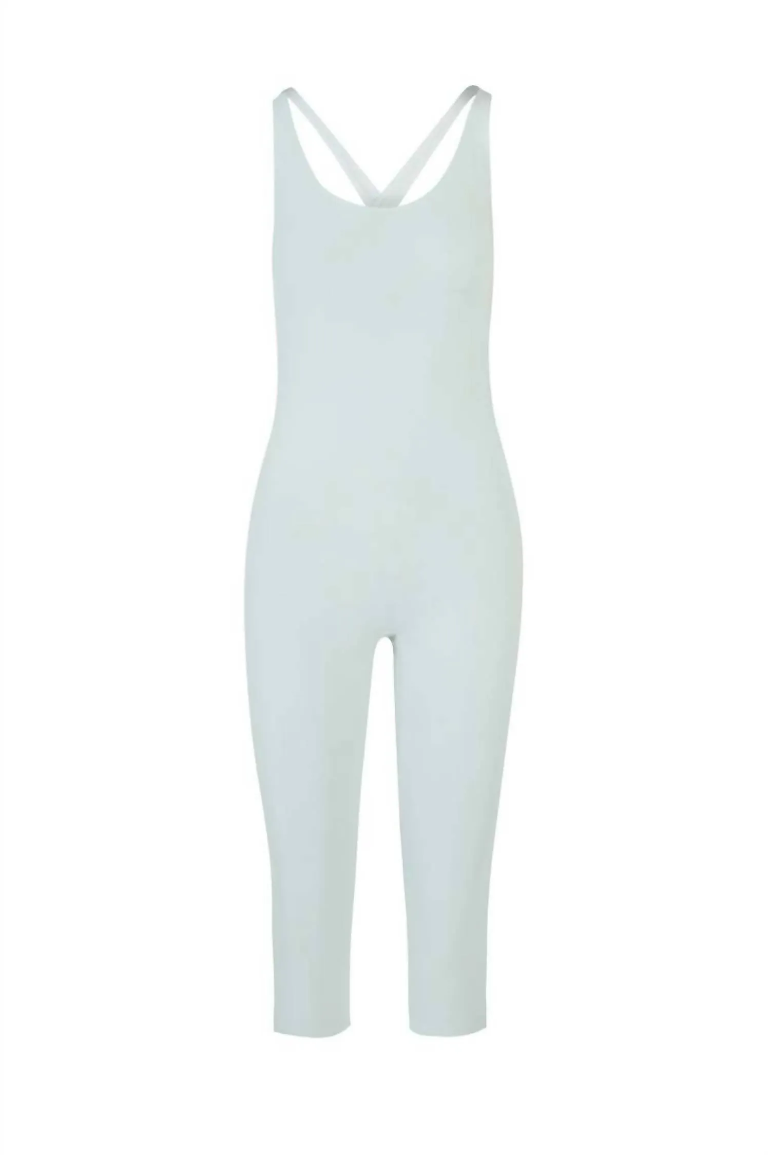 Arya Unitard Jumpsuit In Sea Glass