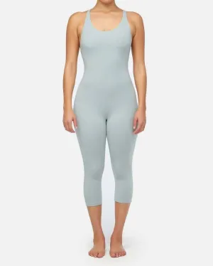 Arya Unitard Jumpsuit In Sea Glass