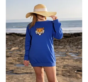 Azure Sweatshirt Dress