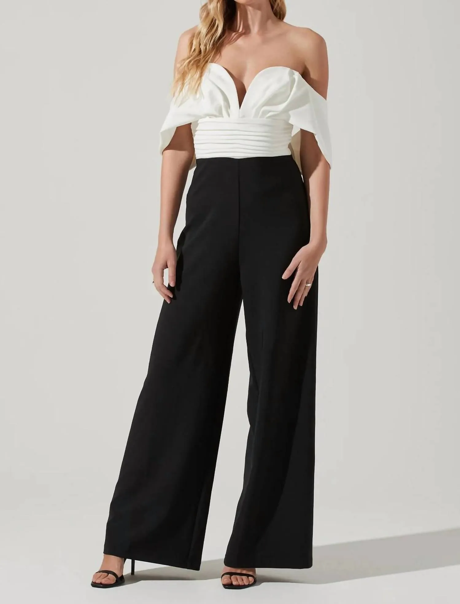 Betania Jumpsuit In Black/white