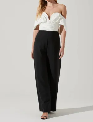 Betania Jumpsuit In Black/white