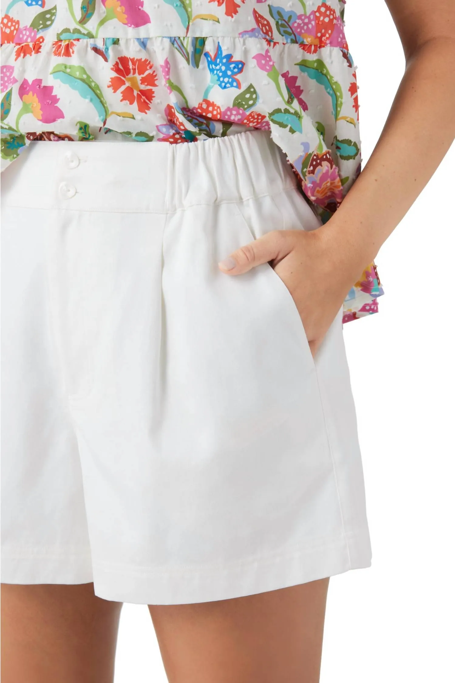 Burch Drake Short In Gardenia