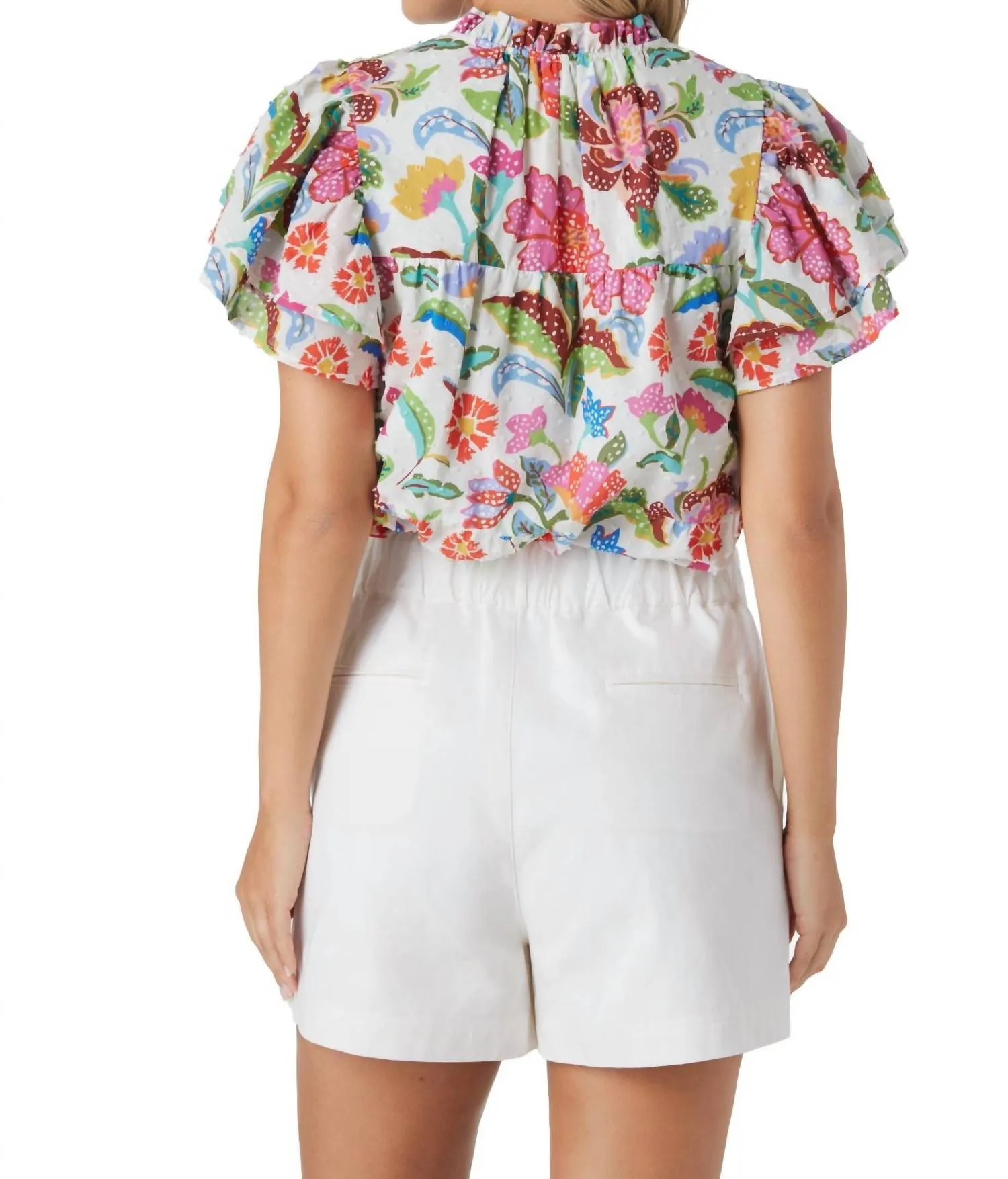 Burch Drake Short In Gardenia