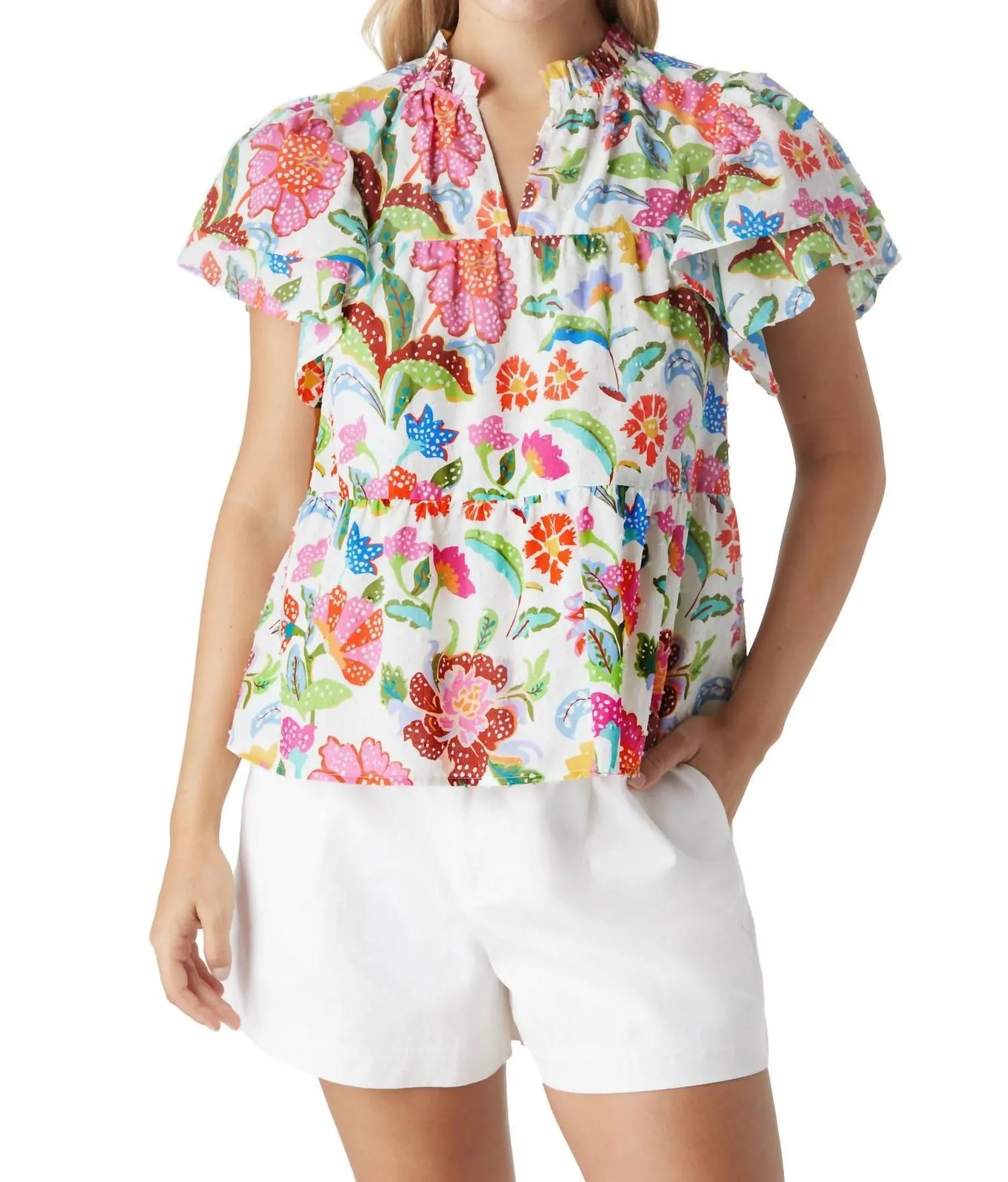 Burch Drake Short In Gardenia