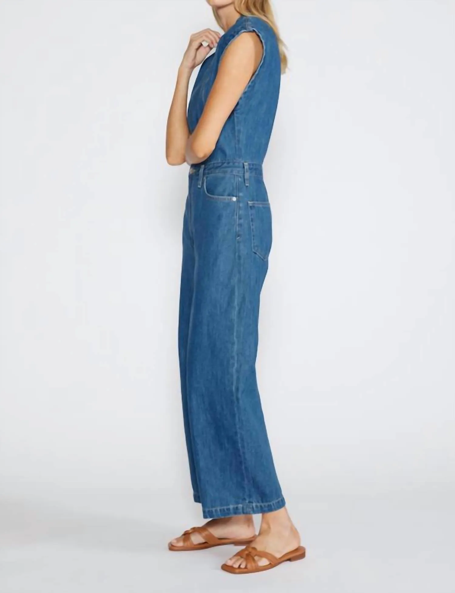 Camden Jumpsuit In Lagoonbay