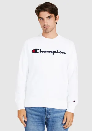 Champion Mens EU Script Crew <br> AWK4A1