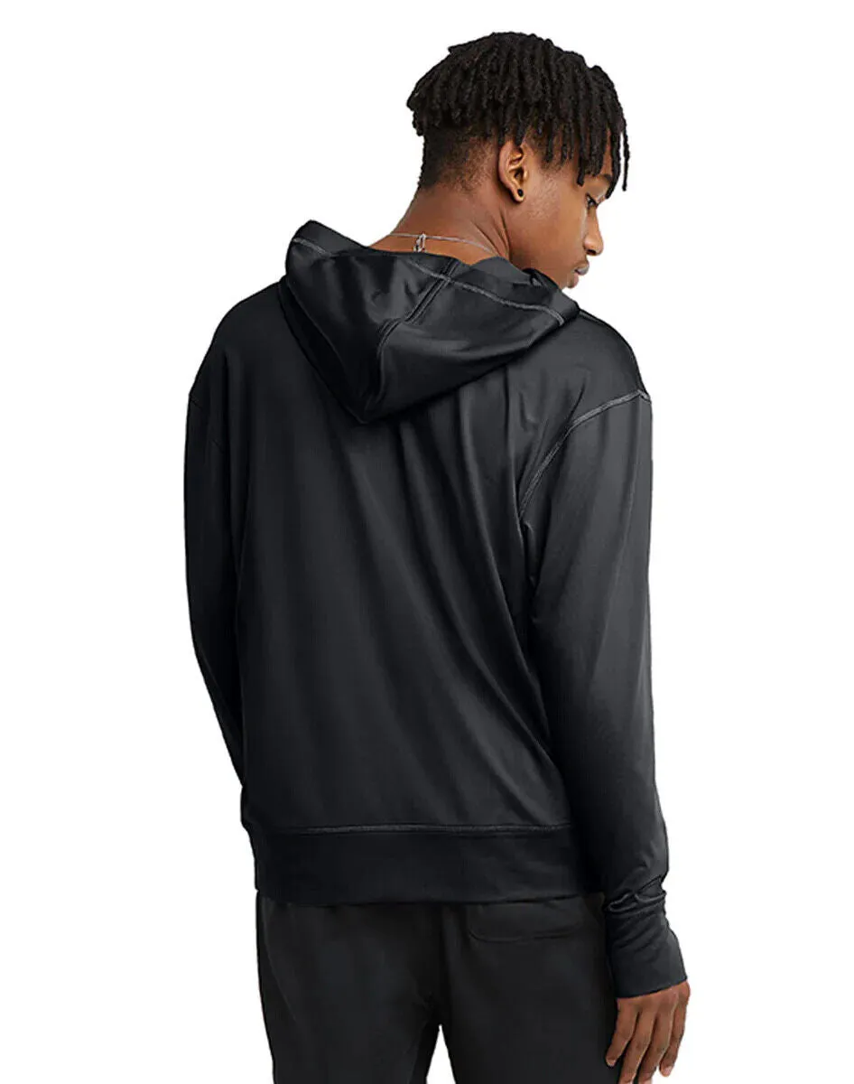 Champion174 Mens All Day MVP 14 Zip Hoodie S Black