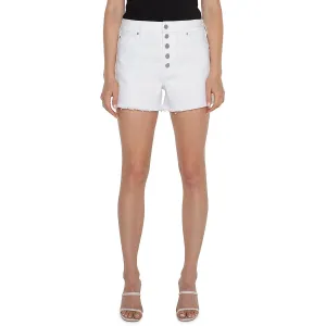 Christine Womens Pocket Denim Denim Shorts