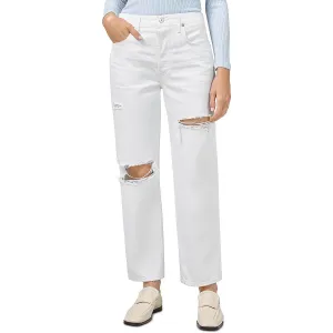 Citizens of Humanity Womens Emery High Rise Distressed Cropped Jeans