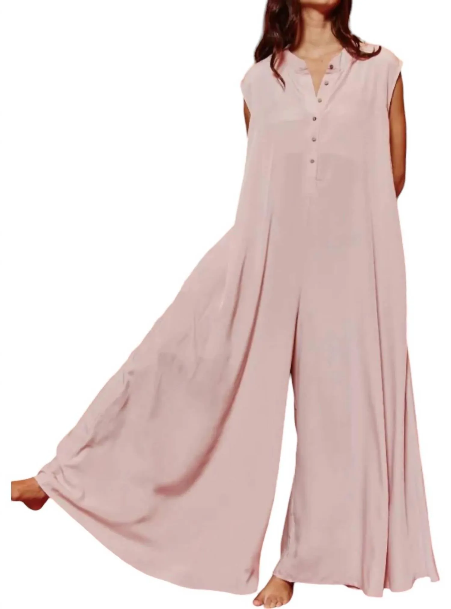 Cleo Jumpsuit In Pink
