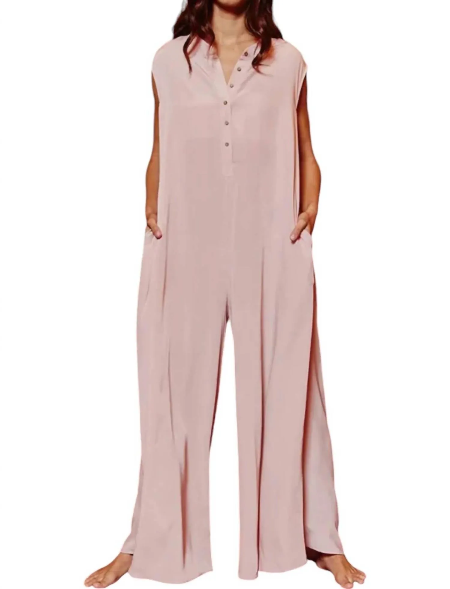 Cleo Jumpsuit In Pink