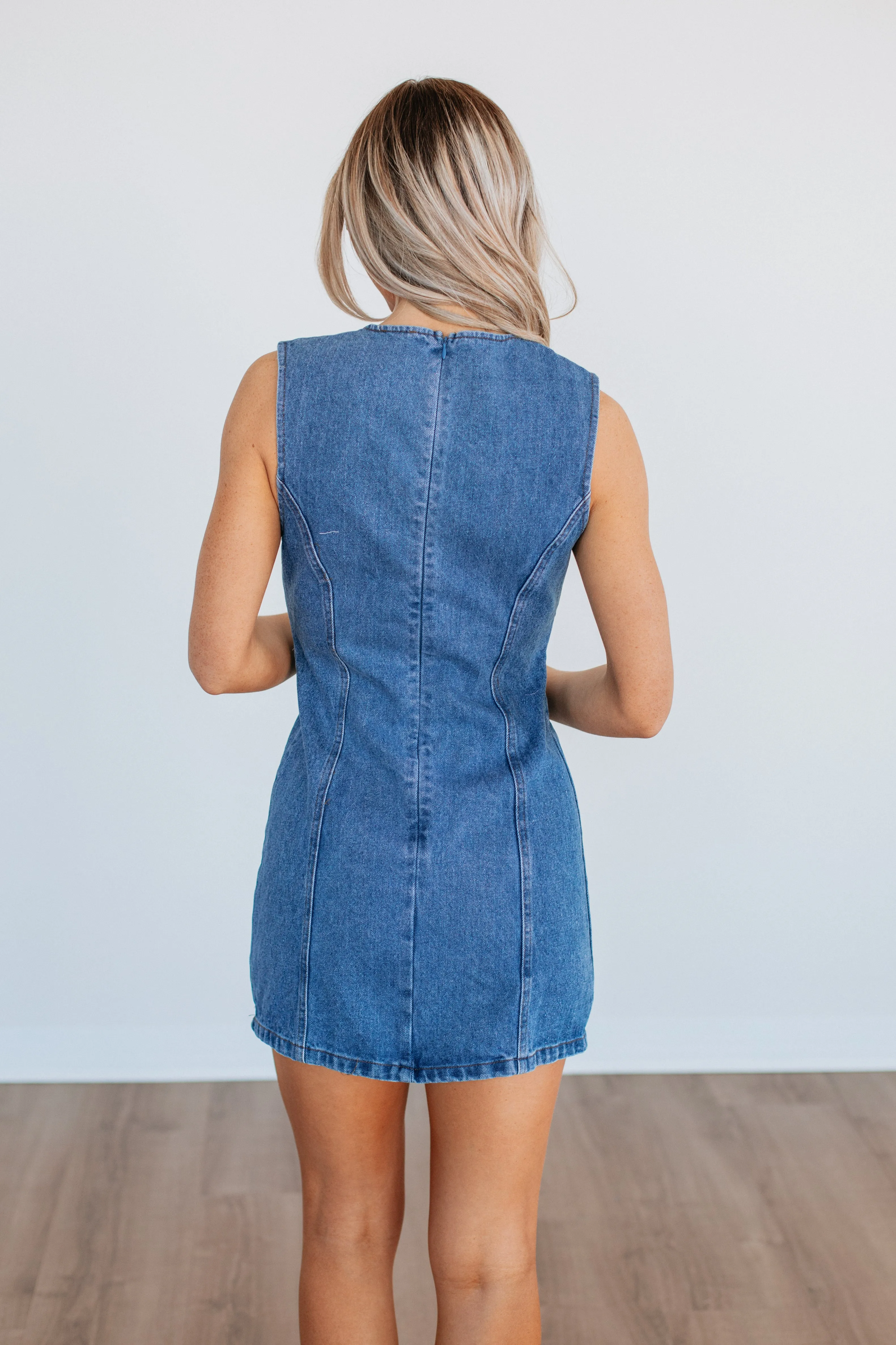 Clova Denim Dress