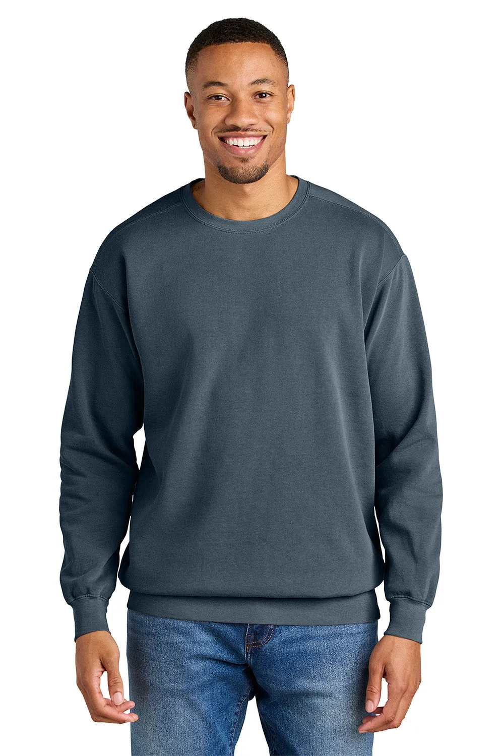 Comfort Colors Mens Crewneck Sweatshirt - Denim Blue