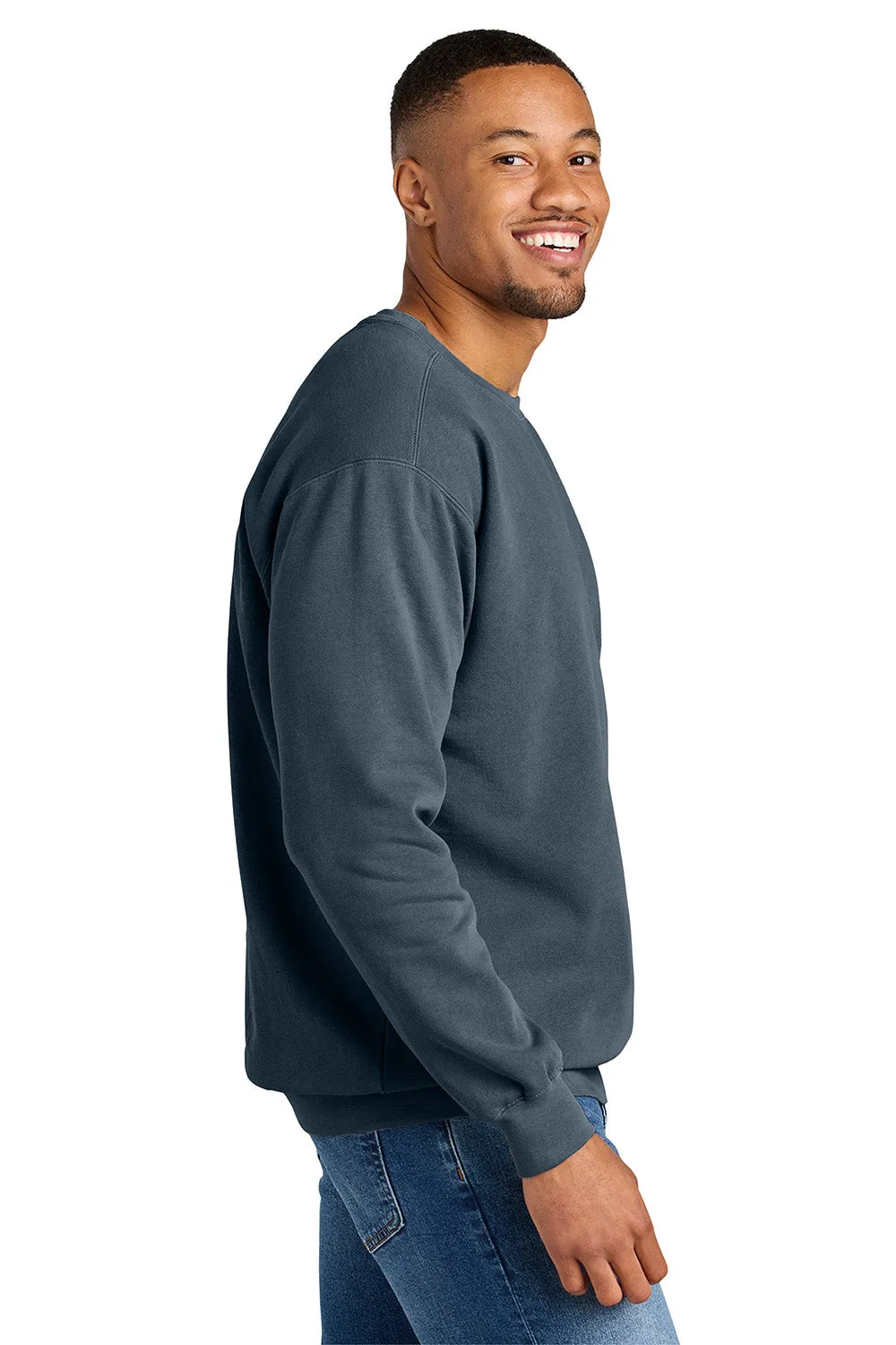 Comfort Colors Mens Crewneck Sweatshirt - Denim Blue