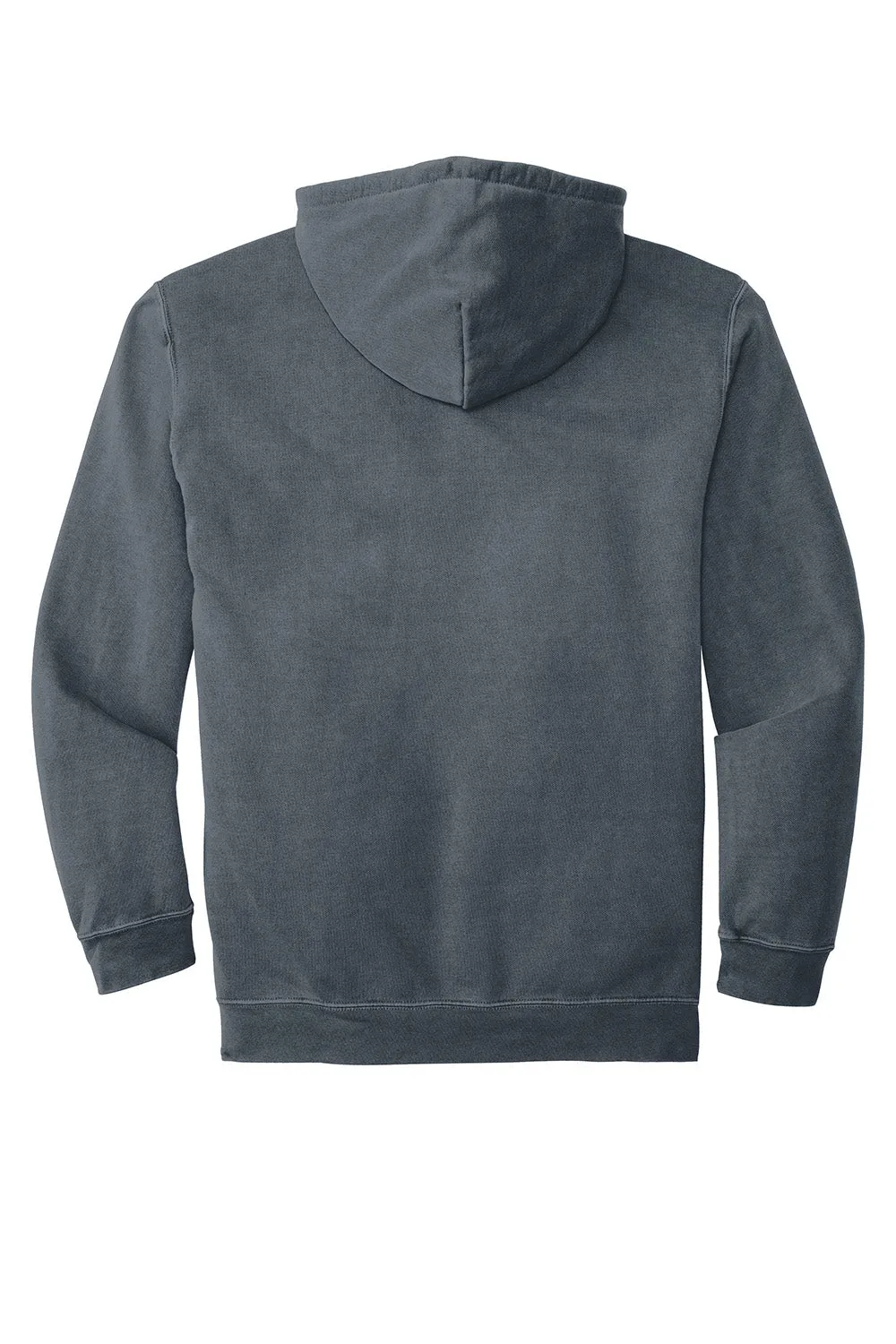 Comfort Colors Mens Hooded Sweatshirt Hoodie w/ Pouch Pocket - Denim Blue