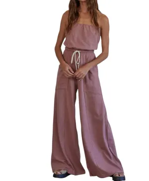 Courtney Jumpsuit In Mauve
