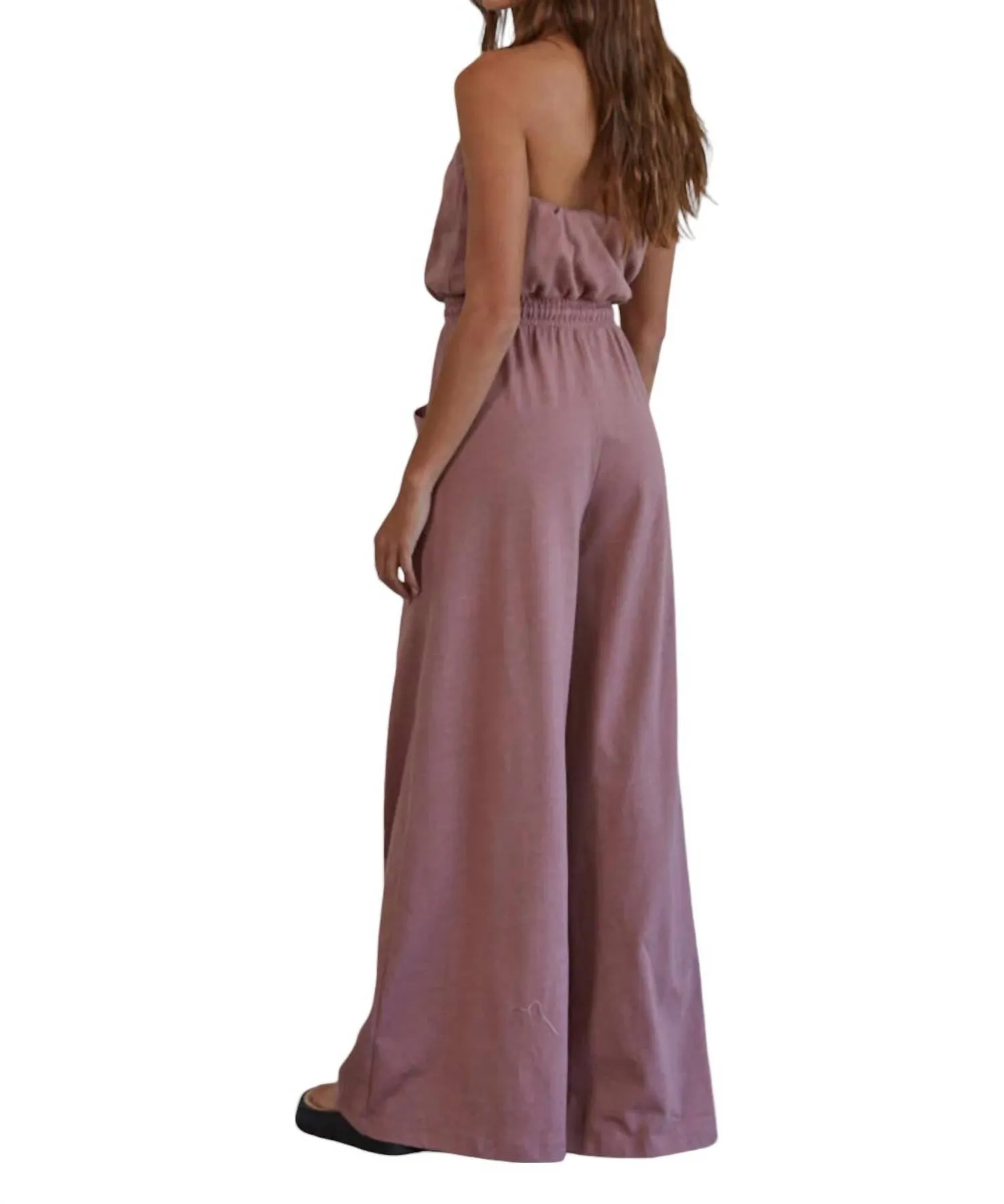 Courtney Jumpsuit In Mauve