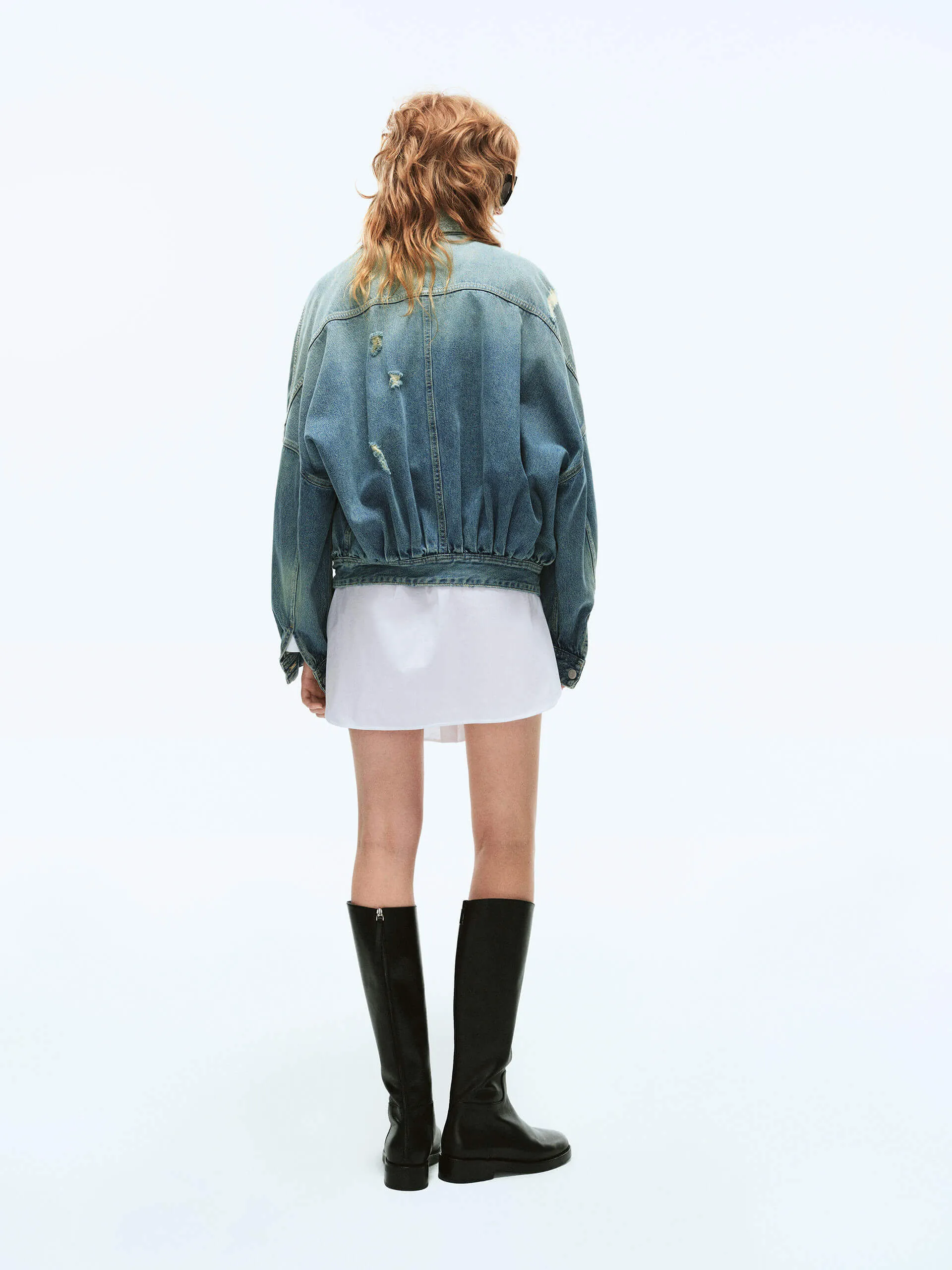 Crystal Detail Denim Jacket