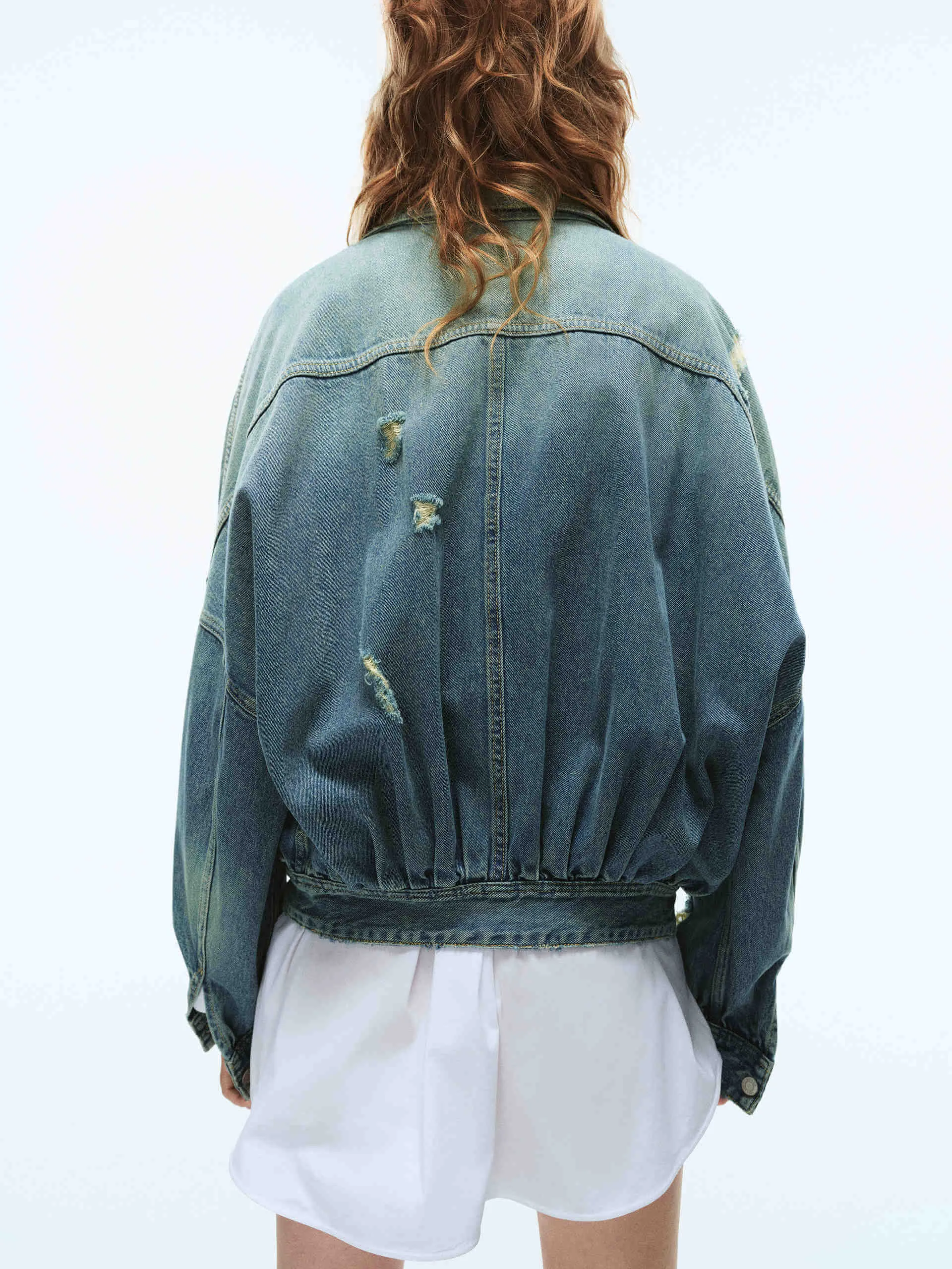 Crystal Detail Denim Jacket