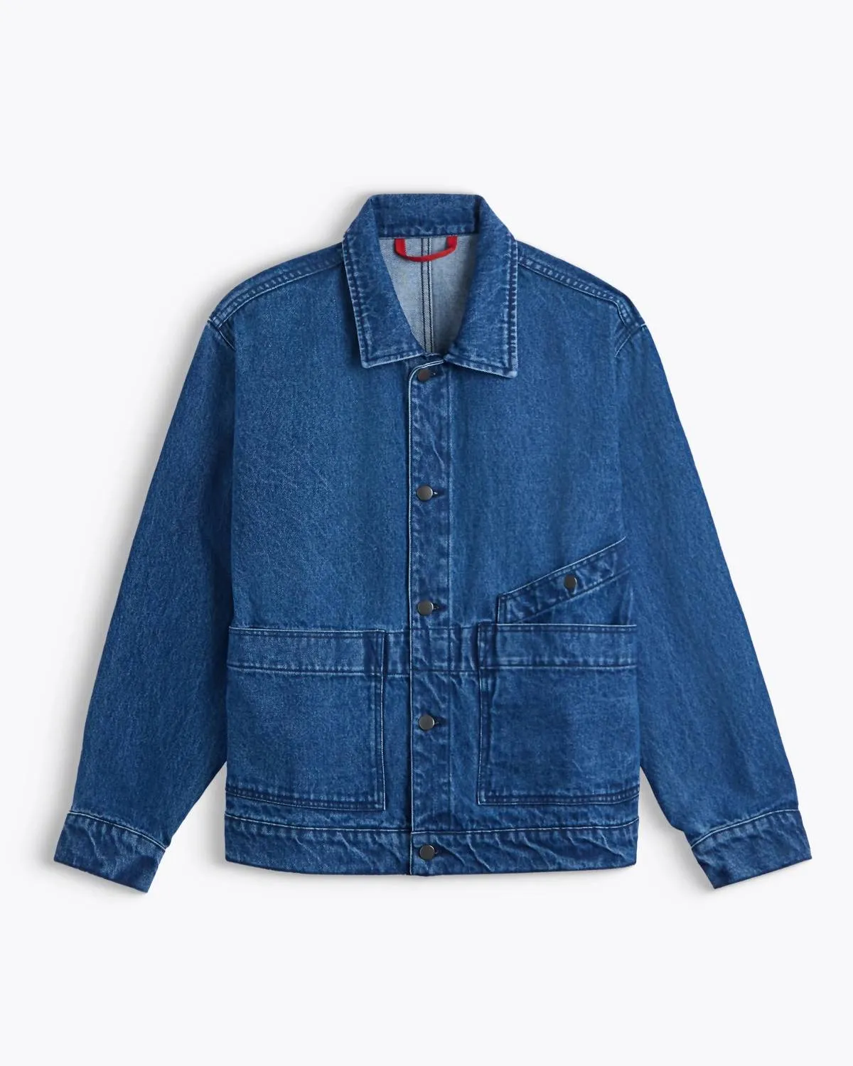 Dario Algo Jacket In Washed Denim