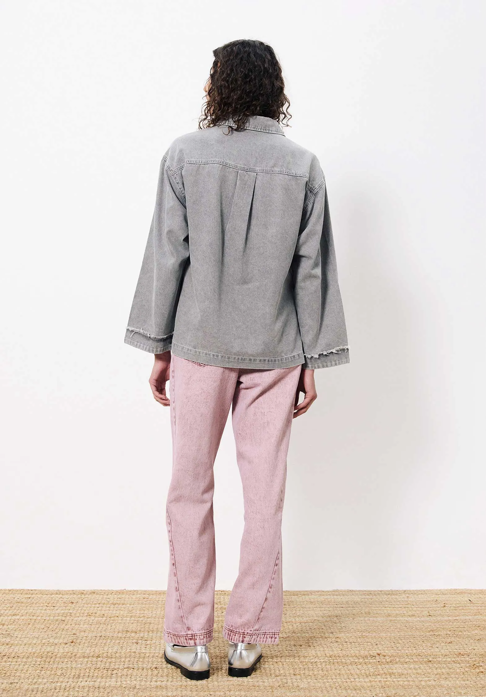 Denim Blouse Chc-25003 Maila Gris