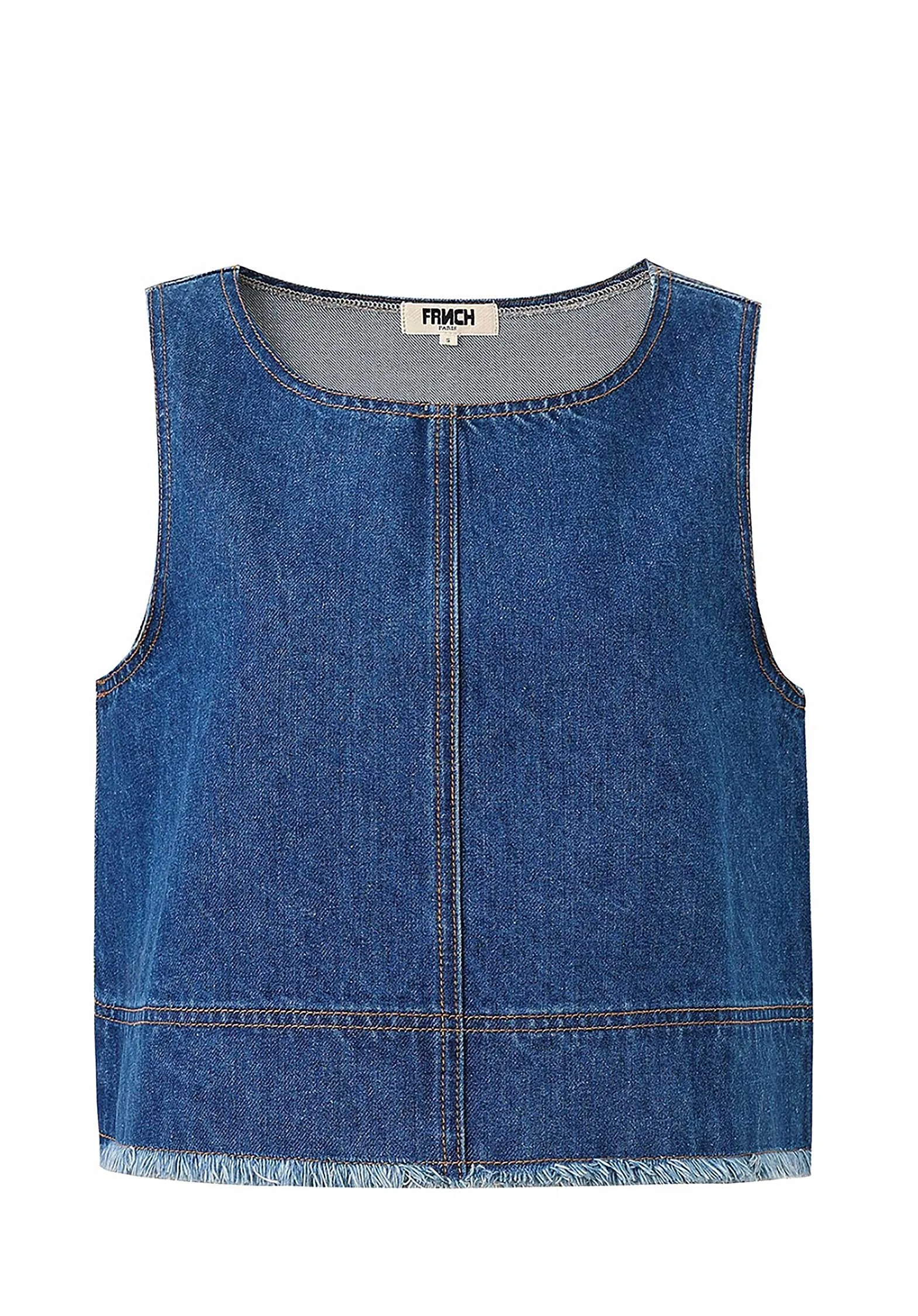 Denim Blouse Chc-25041 Dafne Bleu-Jean