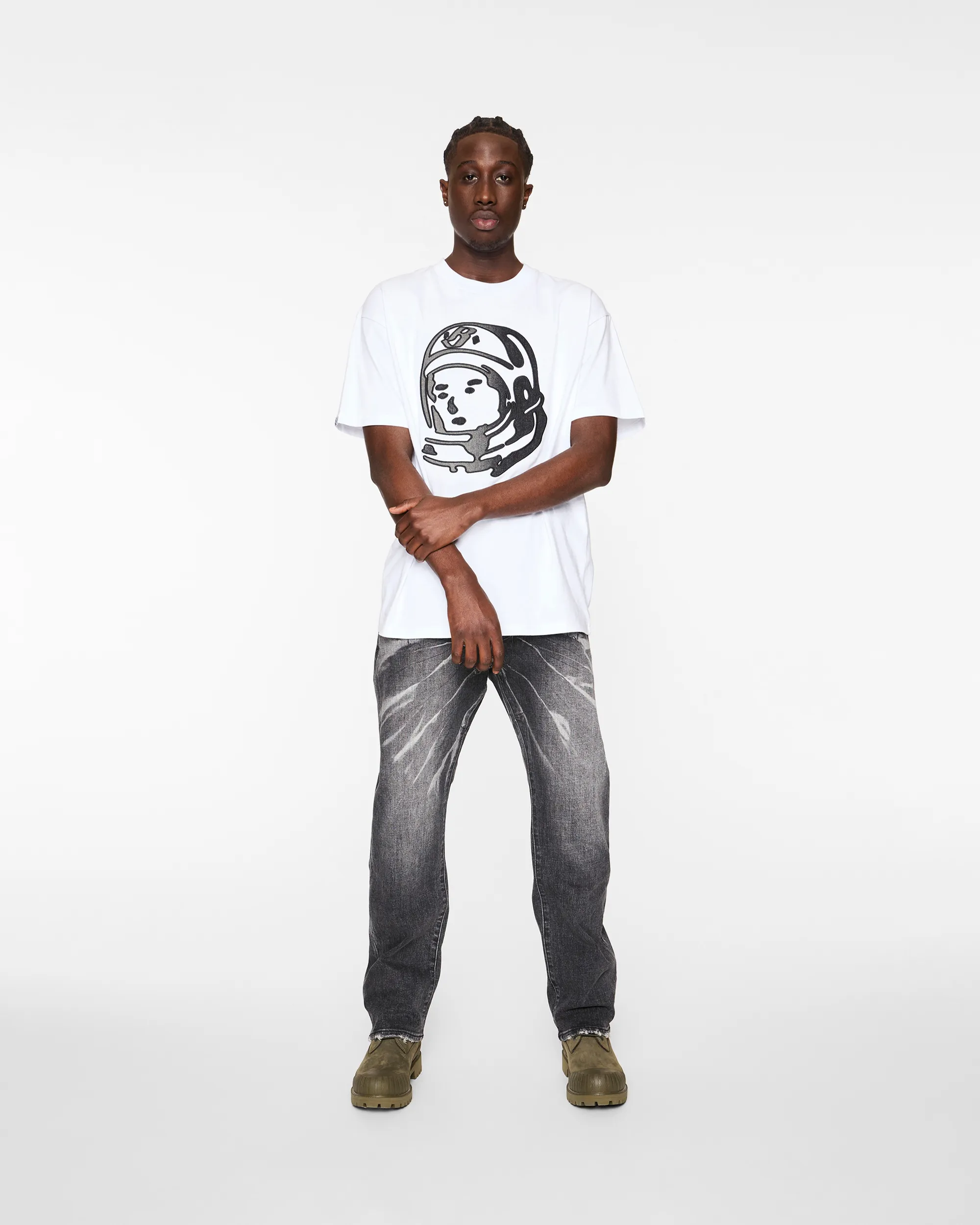 Denim Helmet Tee