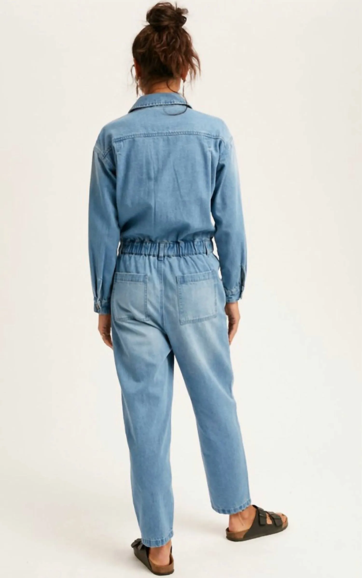 Denim Jumpsuit In Blue