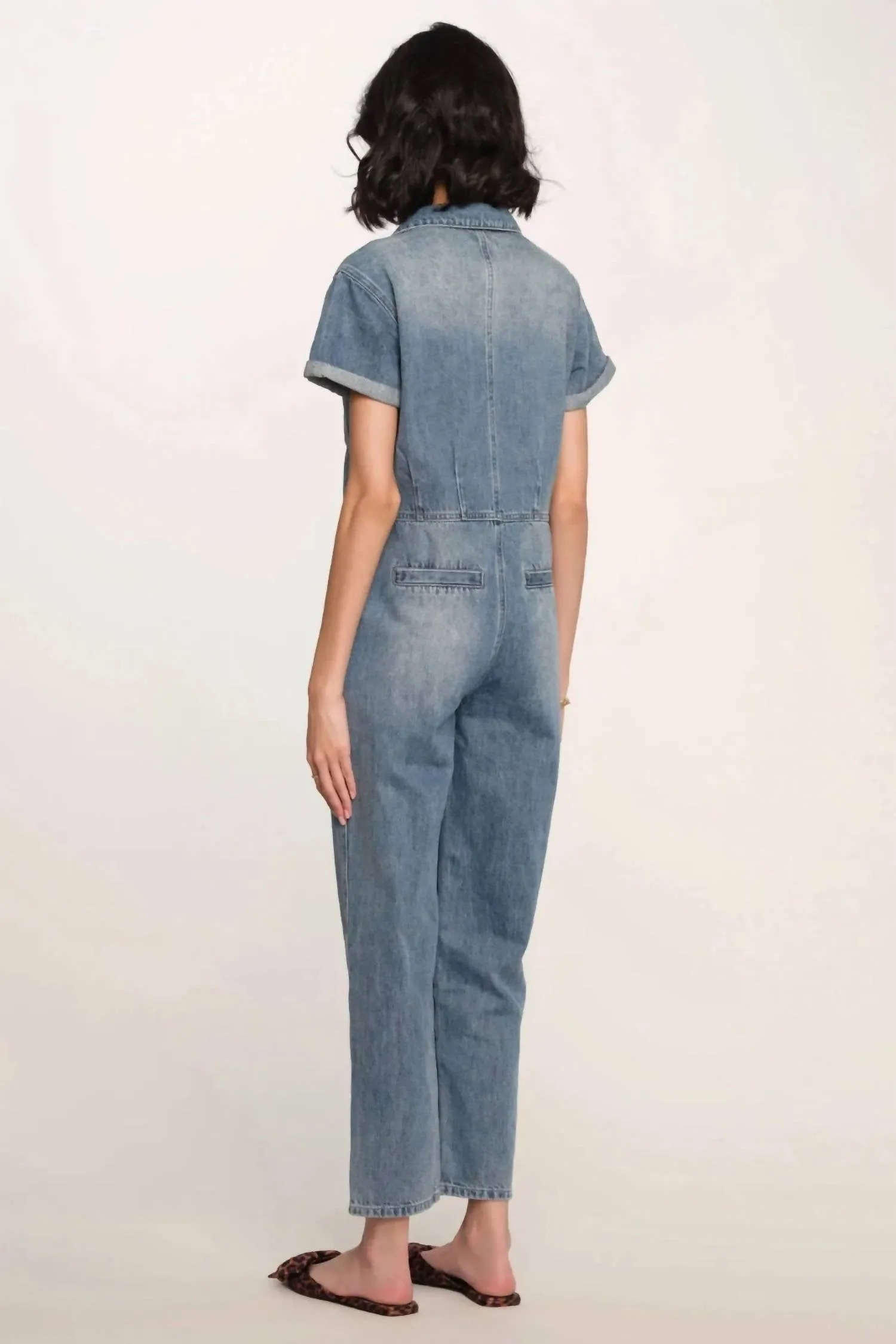 Denim Jumpsuit In Blue