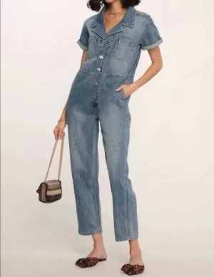 Denim Jumpsuit In Blue