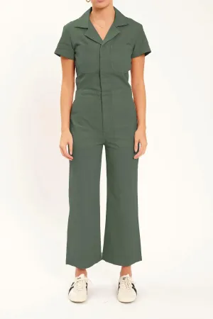 Denim Maverick Jumpsuit In Grass