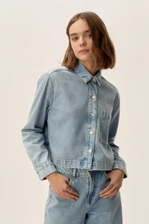 Denim Shirt L Lazare Bleach