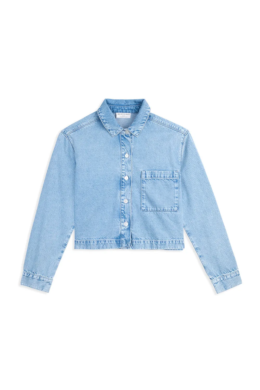 Denim Shirt L Lazare Bleach