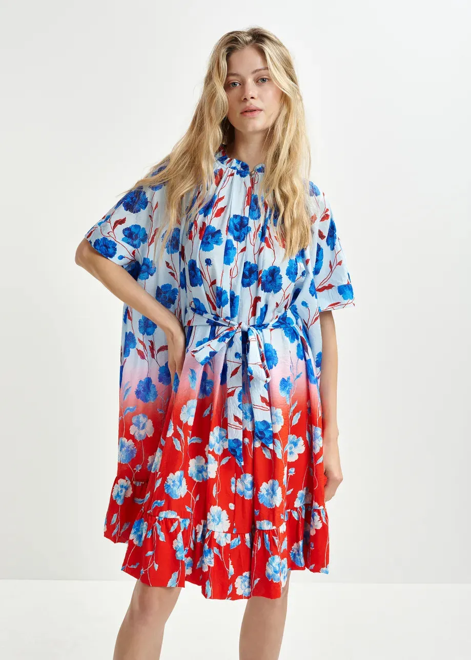 Dress Heliotrope Denim-Blue