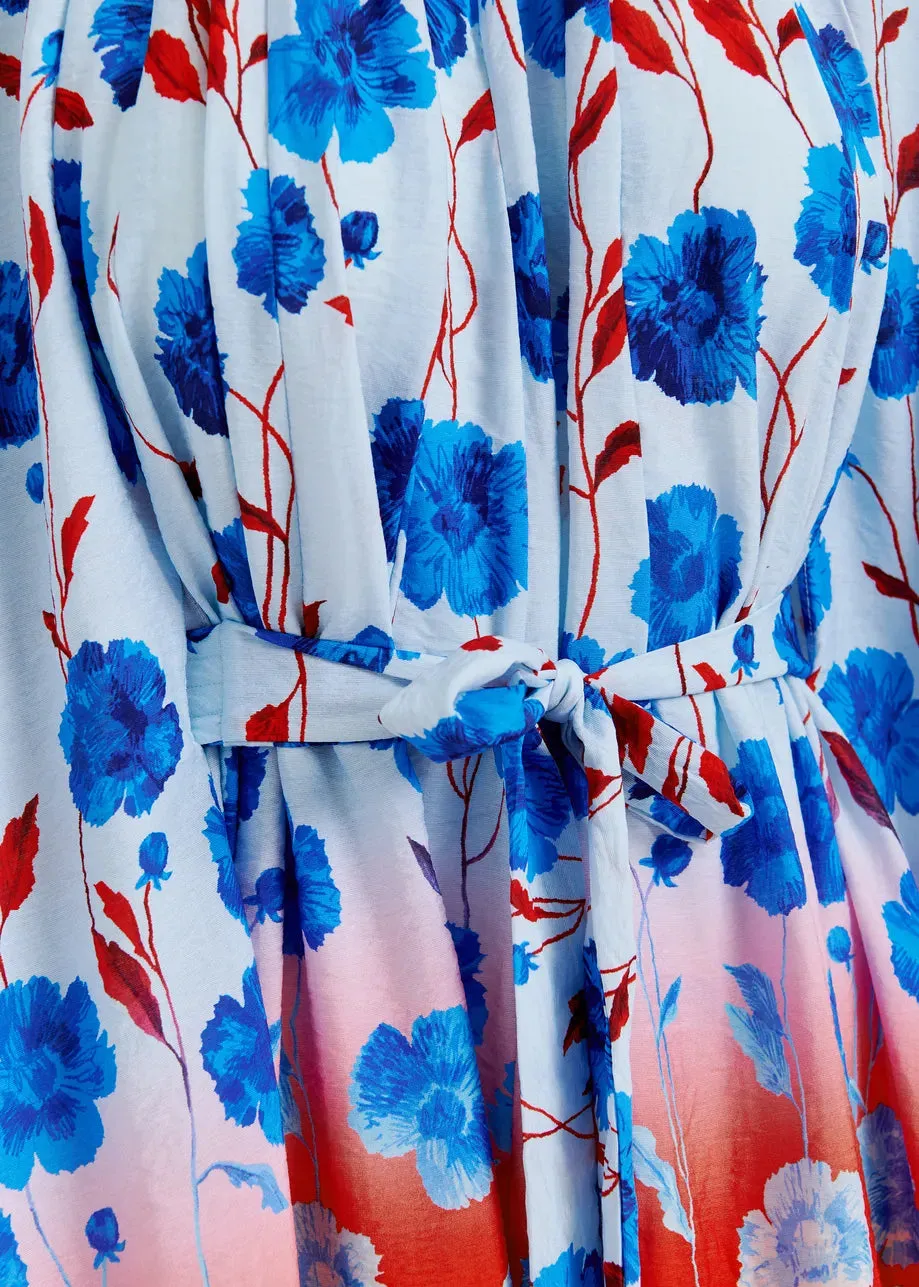 Dress Heliotrope Denim-Blue